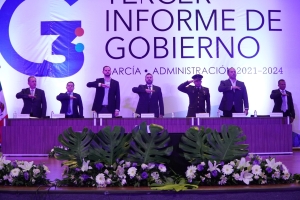 Rinden Tercer Informe de Gobierno en García